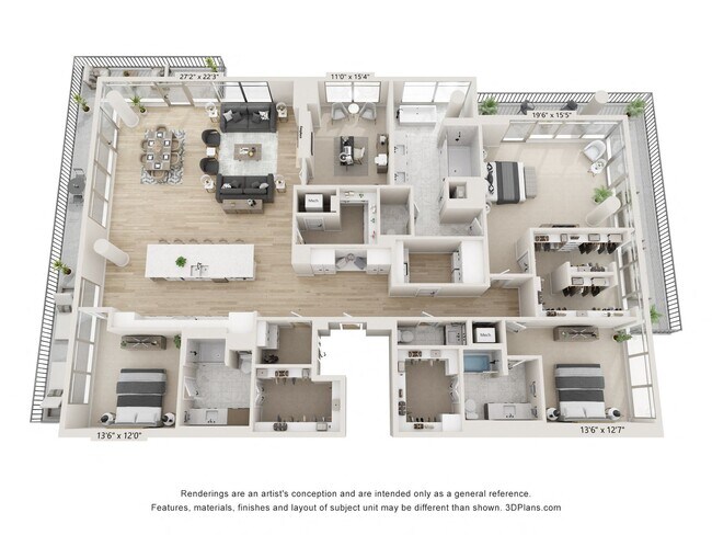 The Gallery 1901 floor plan